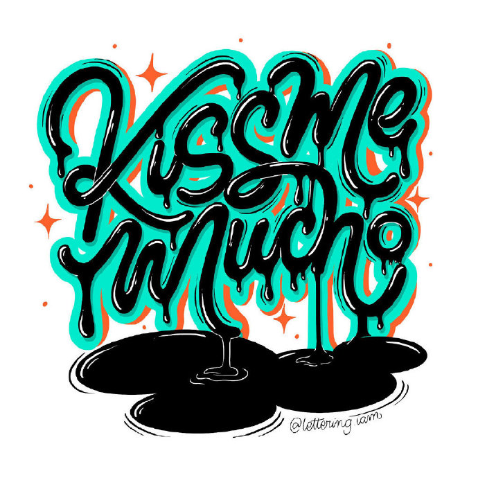 Lucía Types 西班牙字體藝術(shù)家的創(chuàng)意手寫英文字體設(shè)計(jì)